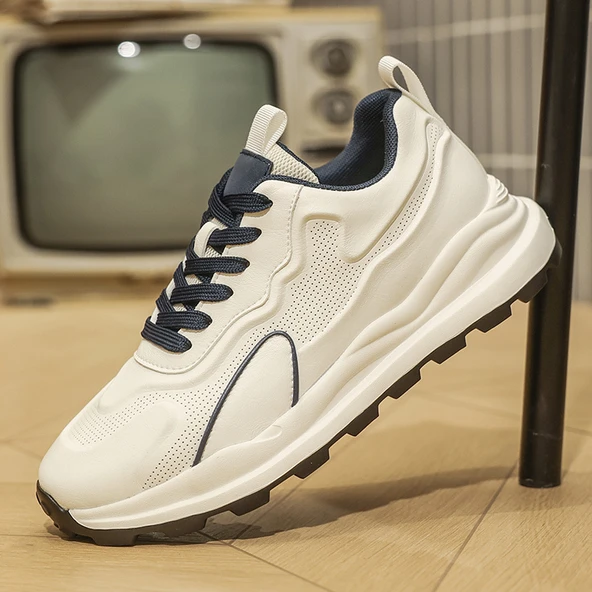 Unisex Spor Ayakkabı (Beyaz - Mavi)