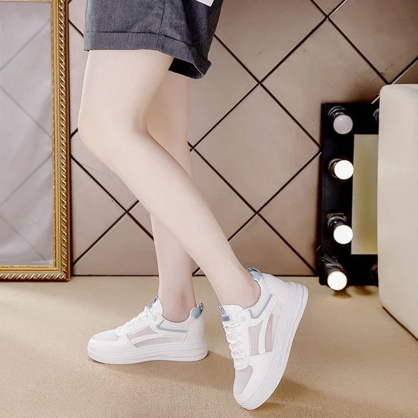 Kadın Günlük Düz Topuklu Ayakkabı (Haki) - Resim 6