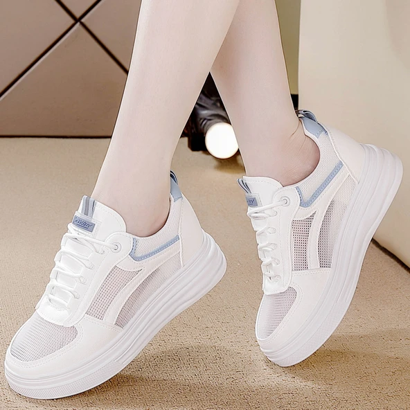 Kadın Günlük Düz Topuklu Ayakkabı (Haki) - Resim 4