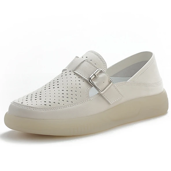 Kadın Günlük Loafer Ayakkabı (Bej-4)