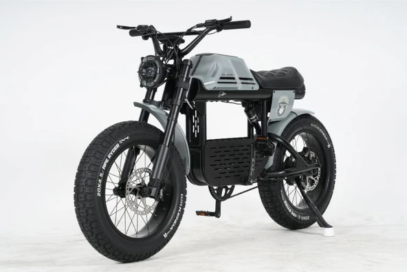 APE RYDER GİBBON ELEKTRİKLİ BİSİKLET - GRİ - 2