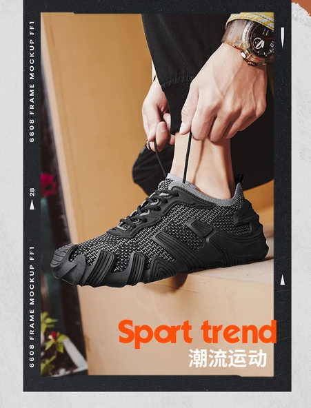 Erkek Spor Ayakkabı (Siyah) - 11