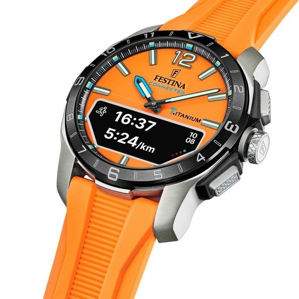 FESTINA F23000/7 CONNECTED D ORANGE ERKEK KOL SAATİ - Resim 2