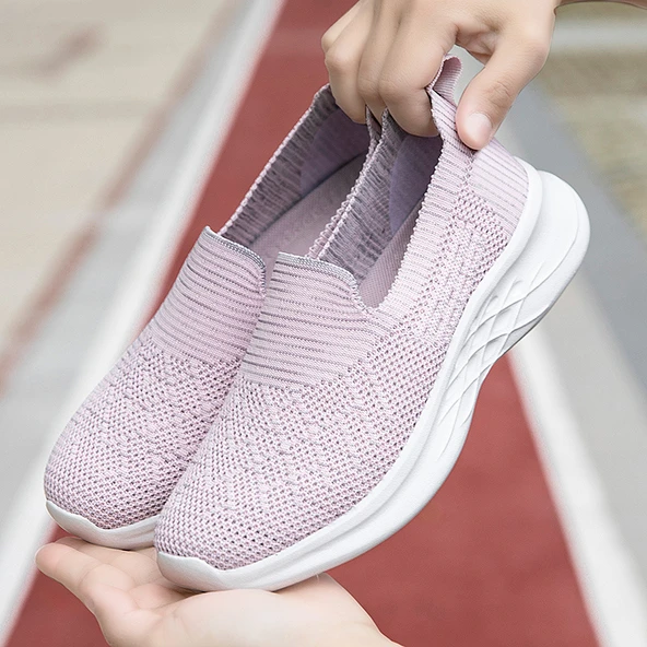 Kadın Günlük Yürüyüş Ayakkabısı (Pembe-1)