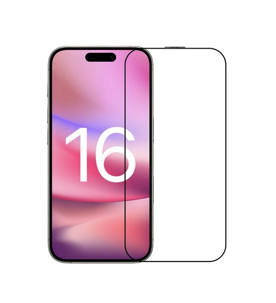 Logis İphone 16 Tam Kaplayan 5d Antistatik Ekran Koruyucu Cam - 3