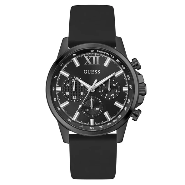 GUESS GUGW0913G3 SİYAH SİLİKON KORDON ERKEK KOL SAATİ
