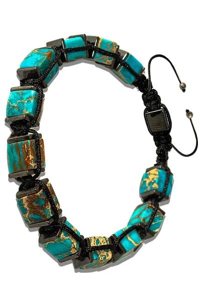 Sertifikalı Küp Model Gerçek Açık Mavi Varisit Taşı Bileklik - Resim 2