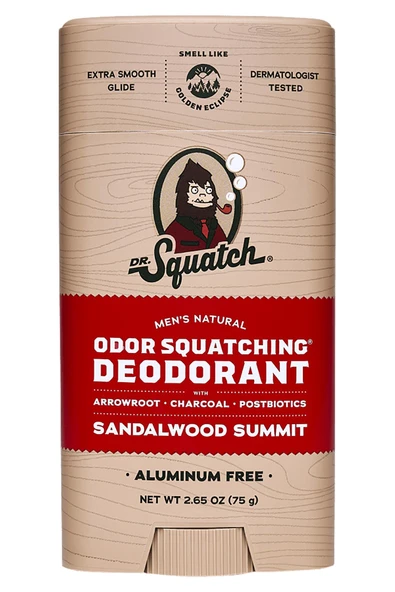 Dr. Squatch Sandalwood Summit Alüminyumsuz Stick Deodorant 75GR