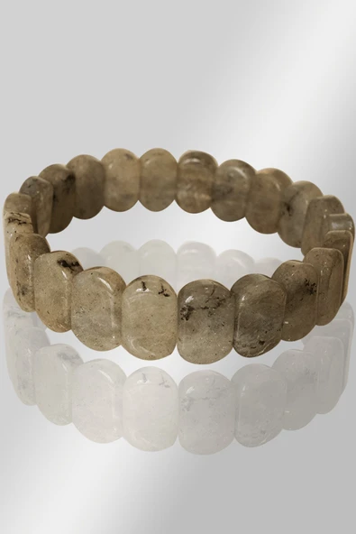 Sertifikalı Rolex Model AAA+ Gerçek Labradorit Taşı Bileklik - Resim 2