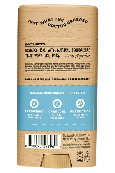 Dr. Squatch Coastal Mist Alüminyumsuz Stick Deodorant 75GR - 2