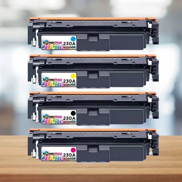 HP Color LaserJet Pro MFP 4303dwe Muadil Toner Takımı / Hp 230A W2300A
