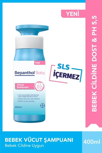 BEPANTHOL BABY WSH GEL BT 400 M