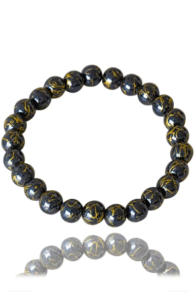 Sertifikalı Özel Tasarım Gold Hematit Taşı Bileklik - Resim 2