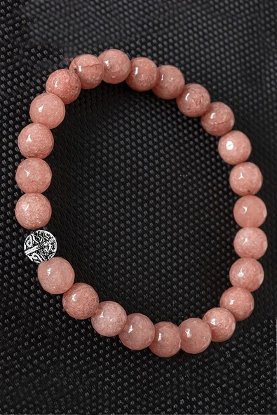 Sertifikalı Fasetli Gerçek Güneş Taşı Bileklik (Hakiki) - Resim 2