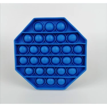 Sekizgen Tek Renk Pop Push İt Anti Stres Baloncukları Bubble Fidget - 2