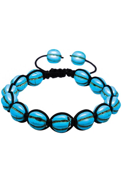 Sertifikalı Gerçek Firuze Taşı Bileklik (AAA KALİTE) - Resim 4