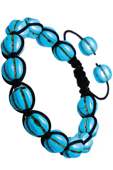 Sertifikalı Gerçek Firuze Taşı Bileklik (AAA KALİTE) ürün görseli