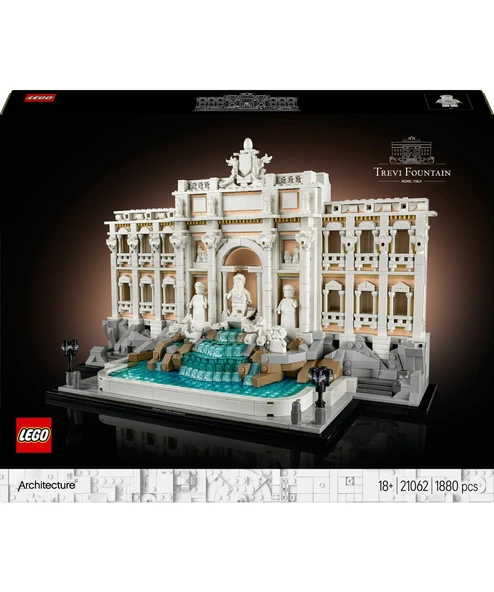 ® Architecture Trevi Çeşmesi 21062 - Yetişkinler için Dekoratif ve Sergilenebilir Model Yapım Seti ( - 4