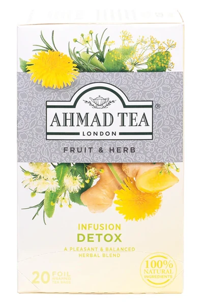 Ahmad Tea Detox Bitki Çayı Bardak Poşet Çay 20 Adet