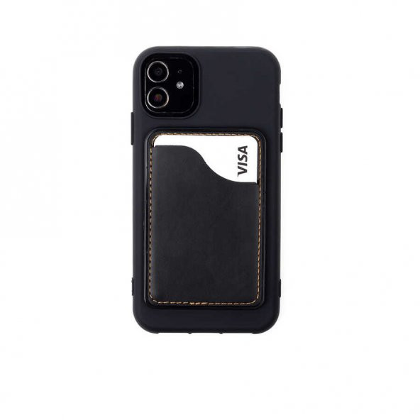Tüm Telefon Kılıflarına Uyumlu Telefon Arkası Kartlık Yapışkanlı - 5