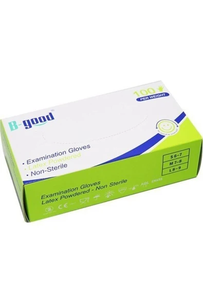 B-GOOD MUAYENE ELDİVENİ LATEX PUDRALI MEDİUM ürün görseli
