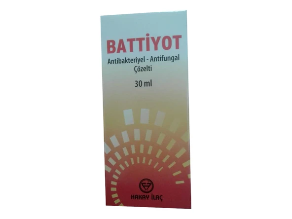 BATTİYOT ANTİSEPTİK ÇÖZELTİ %10 30ML ŞİŞE