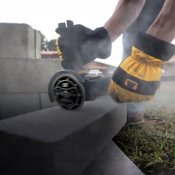 CAT DA09011 115mm Profesyonel Beton, Tuğla, Parke Taşı Elmas Kesme Diski (Turbo Kanallı Kenar) - 3