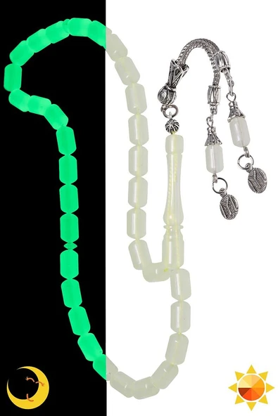 Kararmaz Püsküllü 7x11mm Kapsül Kesim Kedigözü Tesbih ürün görseli