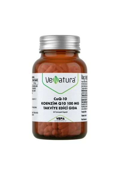 VeNatura Coq 10 Koenzim Q10 100 Mg 30 Yumuşak Kapsül