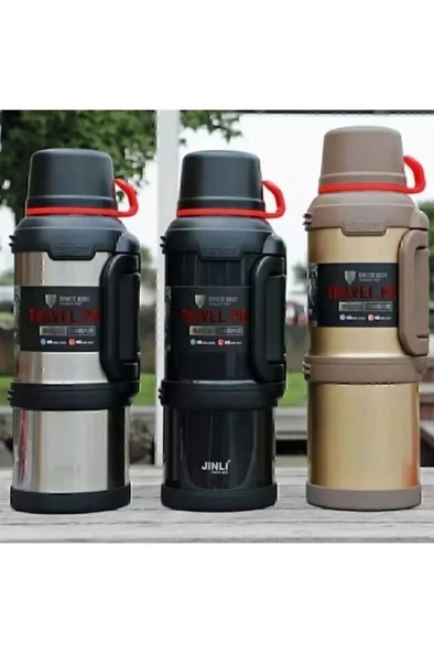 4 Litre Paslanmaz Çelik Vacuum Termos 48 Saat Sıcak Soğuk Dağcı Termos Aile Boyu