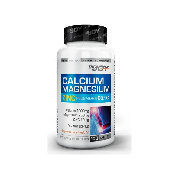 Suda Vitamin Calcium Magnesium Zinc K2 D3 100 Tablet