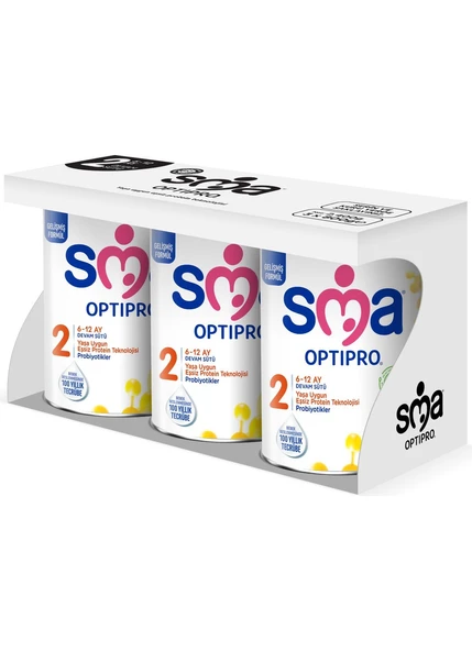Optipro Probiyotikli 2 6-12 Ay Bebek Sütü 800 gr x 3 Adet
