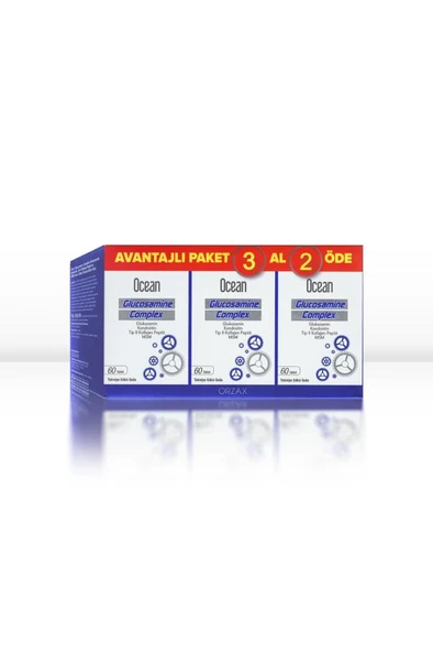Ocean Glukozamin Kompleks 60 Tablet 3 Al 2 Öde