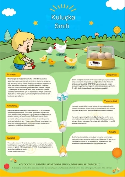 Mini Otomatik Ev Tipi Kuluçka: Papağan Bıldırcın Kuluçka Makinesi 18li Yumurtalı Mx-18 - 6