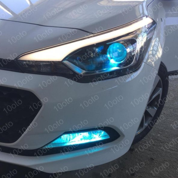 H1 10oto Buz mavi Led Xenon 9000 LÜMEN şimşek etkili H1