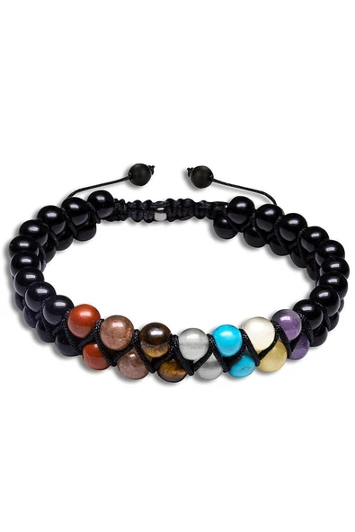 Jasper Sitrin Kaplan Gözü Florit Firuze Ametist Taşı Bileklik - Resim 3