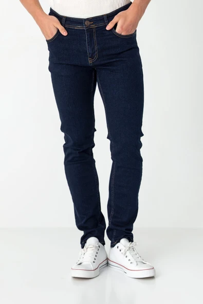 Erkek Regular Fit Super Rahat Kot Pantolon - 6