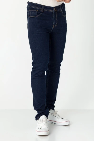 Erkek Regular Fit Super Rahat Kot Pantolon - 5