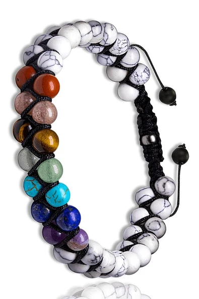 Sevgi Uyum Sağlık Sertifikalı Doğal Havlit Ametist Firuze Florit Kaplan Gözü Sitrin Mercan Bileklik - Resim 3