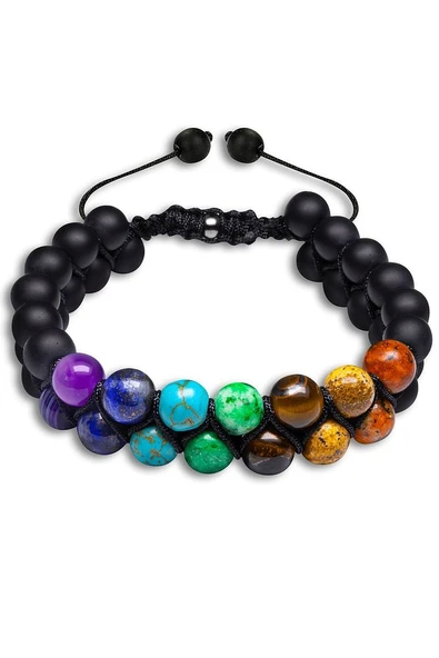 Para Mıknatısı Bereket Bileklik Sertifikalı Ametist Lapis Firuze Yeşim Kaplan Gözü Mercan Bileklik - Resim 3