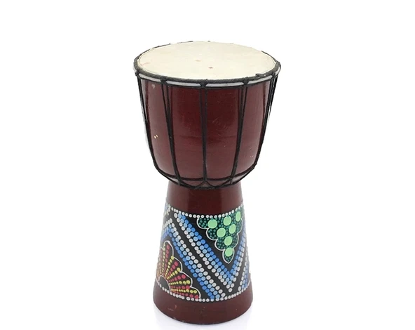 Batikli Ahşap Darbuka 25 Cm 3dıarta-31