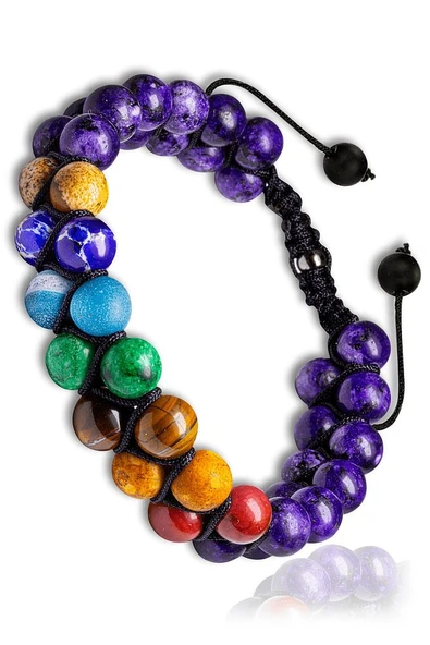 Dikkat Eksikliği Hafıza Odaklanma Ametist Varisit Akik Kaplan Gözü Mercan Yeşim Taşı Bileklik - Resim 2