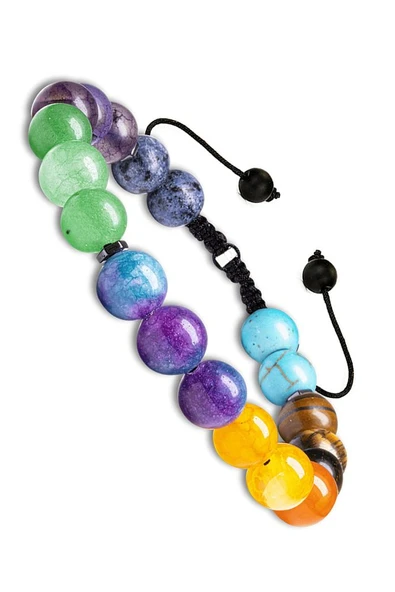 Sertifikalı Doğal Lapis Ametist Aventurin Kuvars Akik Kaplan Gözü Firuze Taşı 7 Çakra Bileklik - Resim 3