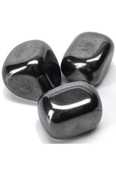 Sertifikalı Tamburlanmış Terahertz Taşı Kütle Parça (30 GR) – Enerji ve Canlılık Taşı - Resim 2