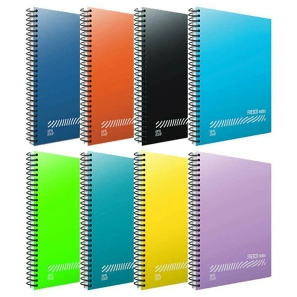 Gıpta A4 Çizgili Defter 72 Yaprak Spiralli PP Kapak Fresco | 4932
