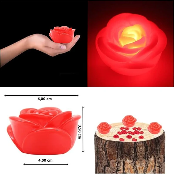 Led Işıklı Gül Romantik Gül - 2