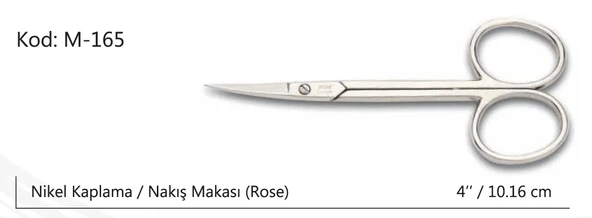 Europe Nakış Makası Süper Kalite No:4 10,16 Cm