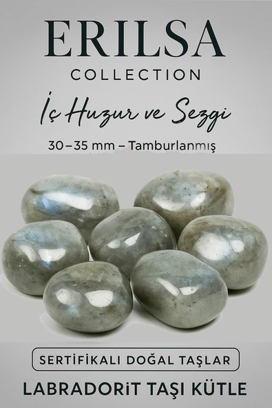 Sertifikalı Tamburlanmış Labradorit Taşı Kütle Parça – Doğal Enerji Taşı ürün görseli