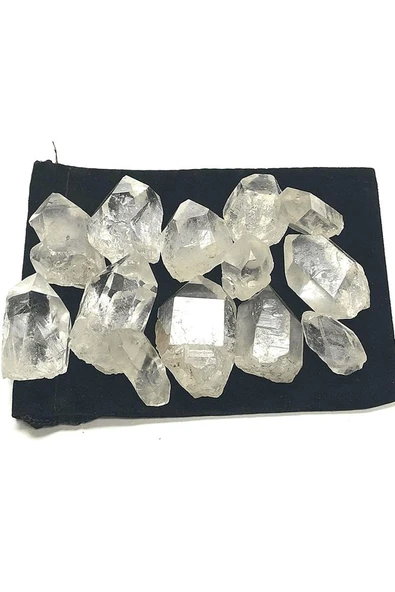 Sertifikalı Ham İşlenmemiş Doğal Kristal Kuvars Taşı Kütle Parça 25-30 mm – Saf Enerji Taşı - Resim 2