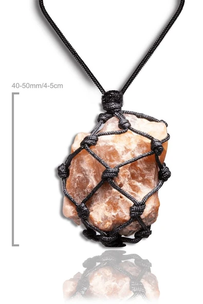 Sertifikalı Ayarlanabilir Doğal Kırmızı Opal Taşı Kolye - Resim 2